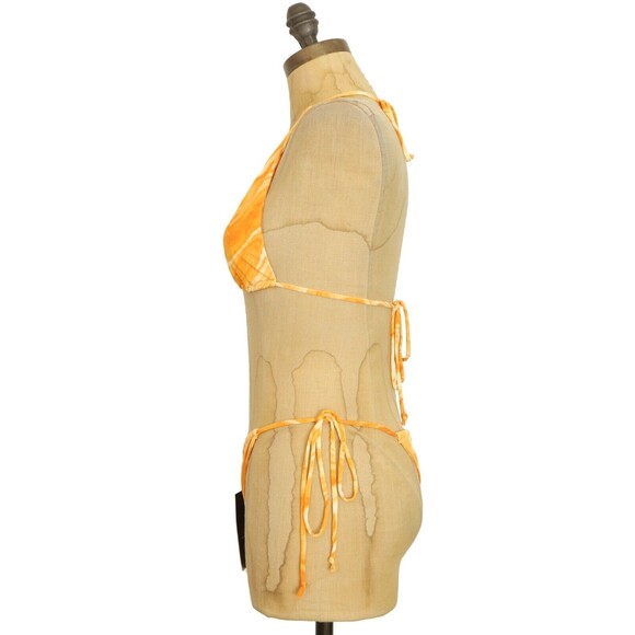Naked Wardrobe Swim Dreamsicle String Bikini Swimsuit Sz S NW- W073 NWT B92 - Picture 5 of 5